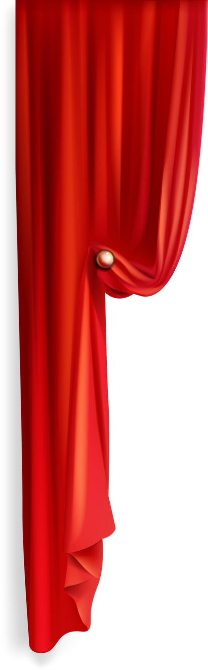 Red curtain