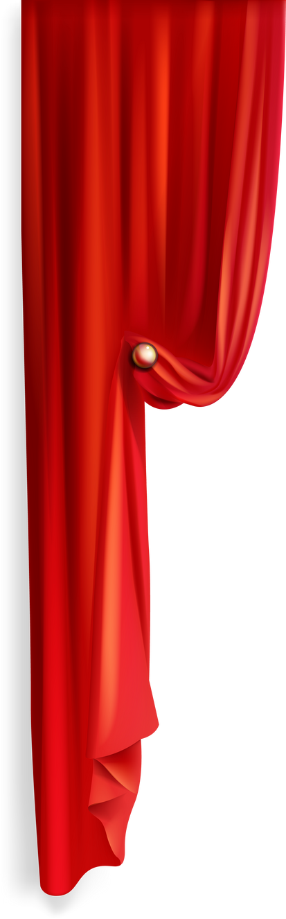 Red curtain